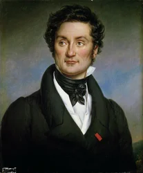 Porträt von Charles Nodier (1780-1844) 1824